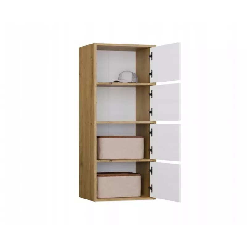 ALMA komoda dąb artisan/biały