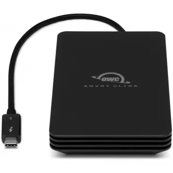 OWC Envoy Ultra - SSD - 2 TB - zewnętrzny (przenośny) - M.2 NVMe (M.2 NVMe) - Thunderbolt 5 (złącze USB-C) - Czarny (OWCTB5ENVU02)