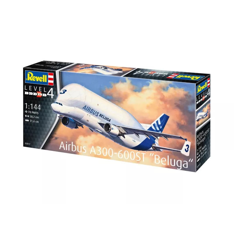 Zestaw modelarski Revell Airbus A300-600 Beluga w skali 1:144