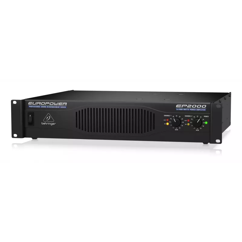 Behringer EP2000 audio amplifier Performance/stage Czarny
