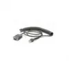 Zebra CBA-RF2-C09ZAR kabel szeregowy Czarny 2.8 m RS232 DB9
