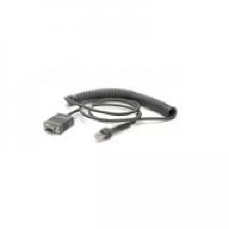 Zebra CBA-RF2-C09ZAR kabel szeregowy Czarny 2.8 m RS232 DB9