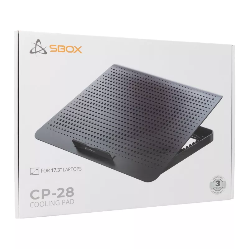 Podkładka chłodząca Sbox CP-28 do laptopów 17,3 cala