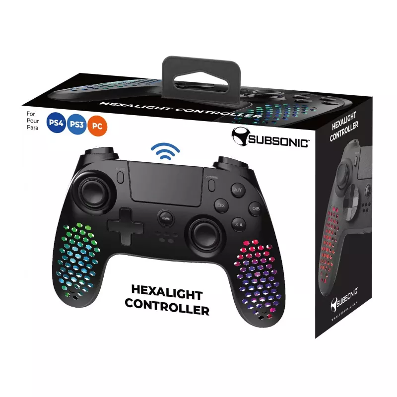 Gamepad Subsonic SA5654 Czarny Bluetooth USB PC PlayStation 4 3