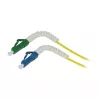 Synergy 21 LWL-1-Faser-Patchk. 5mtr.LC-LC APC 9/125u OS2 G657A2 AD 2mm flexible - Single- bzw. Monomode-Faser - 5 m