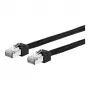METZ CONNECT Ultraflex500 - Kabel krosowy - RJ-45 (M) do RJ-45 (M) - 2,0 m - 6,4 mm - SFTP, PiMF - CAT 6 - Ekranowany, Bezhalogenowy - Czarny (13084V2000-E)
