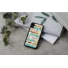 Etui na telefon iKins do iPhone XR — ochronna obudowa miętowo-czarna