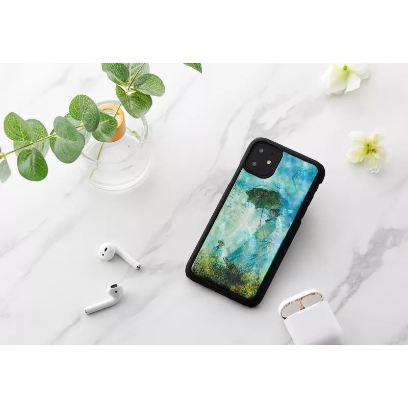 Etui na smartfona iKins do iPhone 11 — wzór Czarny Camille, etui ochronne