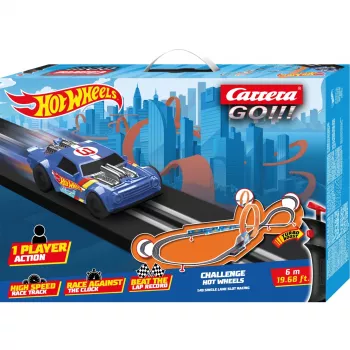 Zestaw toru wyścigowego CARRERA GO!!! Challenge Hot Wheels 20068000 skala 1:43