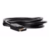 Kabel DisplayPort SAVIO CL-136, DisplayPort męski–męski, 2 m, DP 1.2, pozłacane styki, czarny