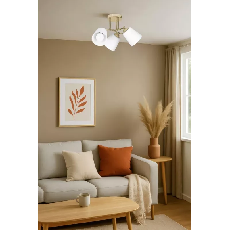 Activejet AJE-EMILY 3P GOLD E27 lampa wisząca 3x40W