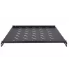 Półka rack Extralink FIXED SHELF FOR 800MM DEPTH CABINET 19 cali 500MMX1U CZARNA