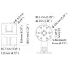 Hikvision DS-1473ZJ-135 Akcesoria do kamer bezpieczeństwa – oprawa oświetleniowa