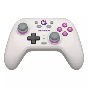 Bezprzewodowy kontroler GameSir T4n biały — Bluetooth, symetryczna konstrukcja