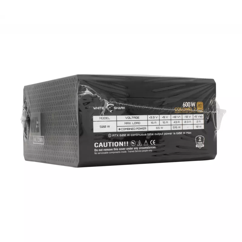Zasilacz White Shark GPSU-B600S Colonel-2 600 W