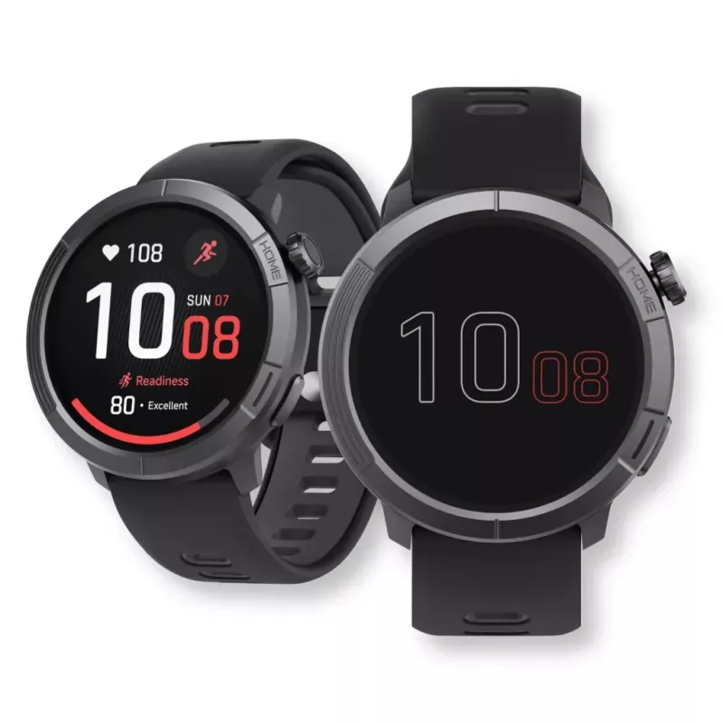 Zegarek Stelio STSWA102BT Activ Pro GPS 46mm Czarna tytanowa koperta