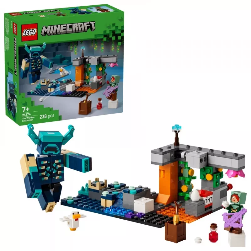 LEGO MINECRAFT 21274 Spotkanie ze strażnikiem