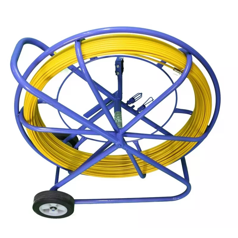 Extralink kabel pulling rod Pilot 10mm 100m glass fibre FRP, d. 10mm, l. 100m, żółty
