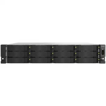 QNAP TS-H1277AXU-RP NAS Rack (2U) AMD Ryzen™ 5 16 GB DDR5 0 TB QuTS hero Czarny