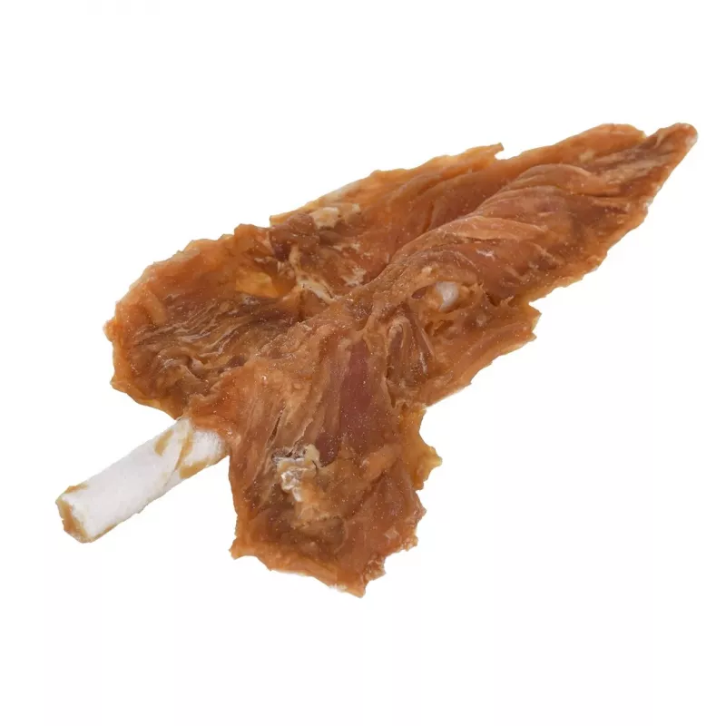 Przysmaki dla psów PETITTO Filet z kurczaka na patyku 500 g — drobiowa przekąska dietetyczna, opakowanie plastikowe 500 g