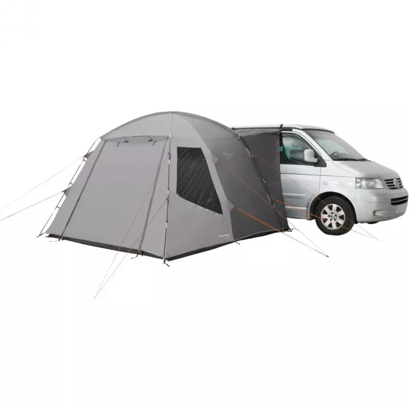 Markiza boczna easy camp 120504 — odpinana podłoga z poliestru, stelaż z włókna szklanego, wysokość 2050 mm, waga 7,6 kg