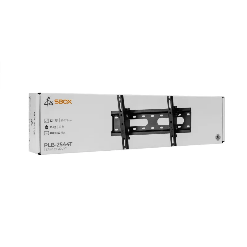 Uchwyt TV SBOX PLB-2544T-2 do telewizorów 32–70 cali, maks. obciążenie 45 kg, VESA do 400×400