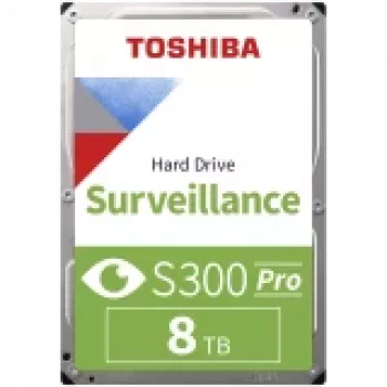 Toshiba S300 Pro Surveillance wewnętrzny dysk twardy 8 TB 7200 RPM 512 MB 3.5 Serial ATA III