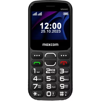 Maxcom Comfort MM443 S z ładowarką sieciową czarny