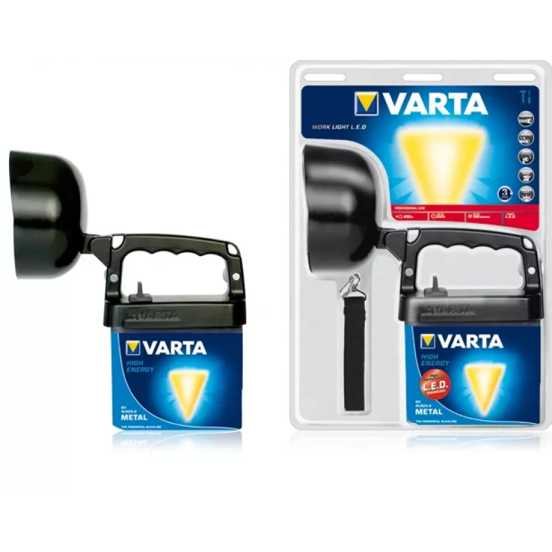 Latarka ręczna Varta 18660101421 LED 4W 190lm Czarny Niebieski