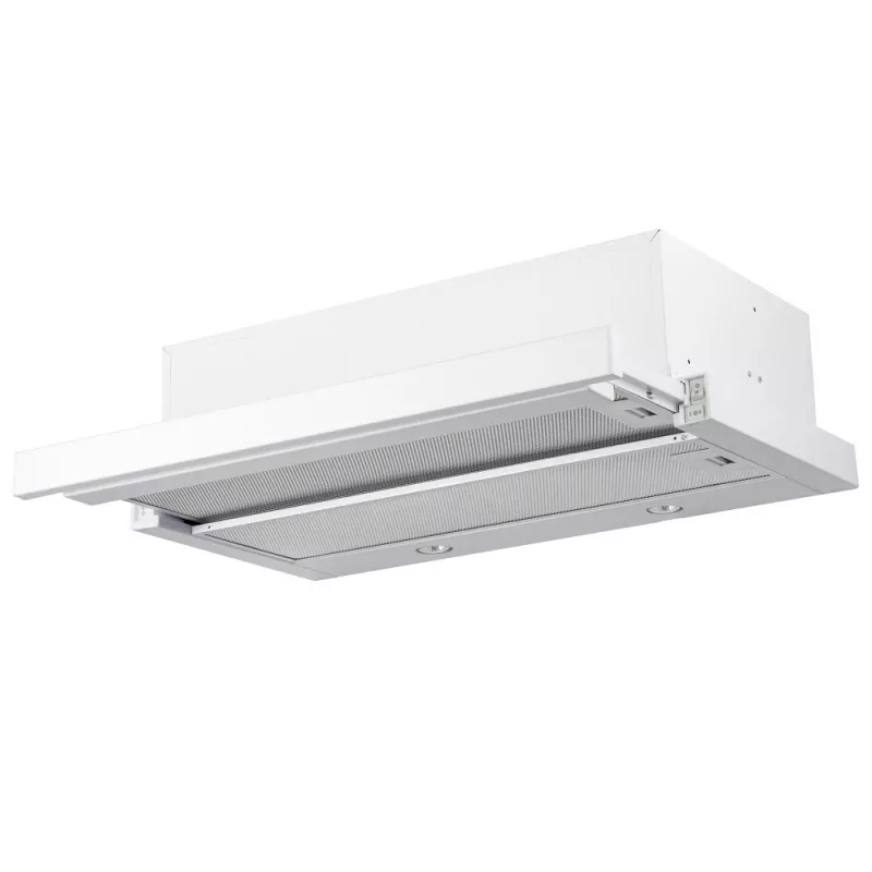 Okap do zabudowy AKPO WK-7 LIGHT ECO 60 biały, filtr metalowy, 58 dB