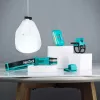 Lampa czołowa Nextool NE20005, akumulatorowa, LED, na opaskę, 170 lm, USB-C, 37,8 g, ABS, błękitna chmura