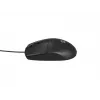 Przewodowa mysz biurowa NATEC Ruff Plus USB Type-A, praworęczna, 1200 DPI, 3 przyciski, czarna