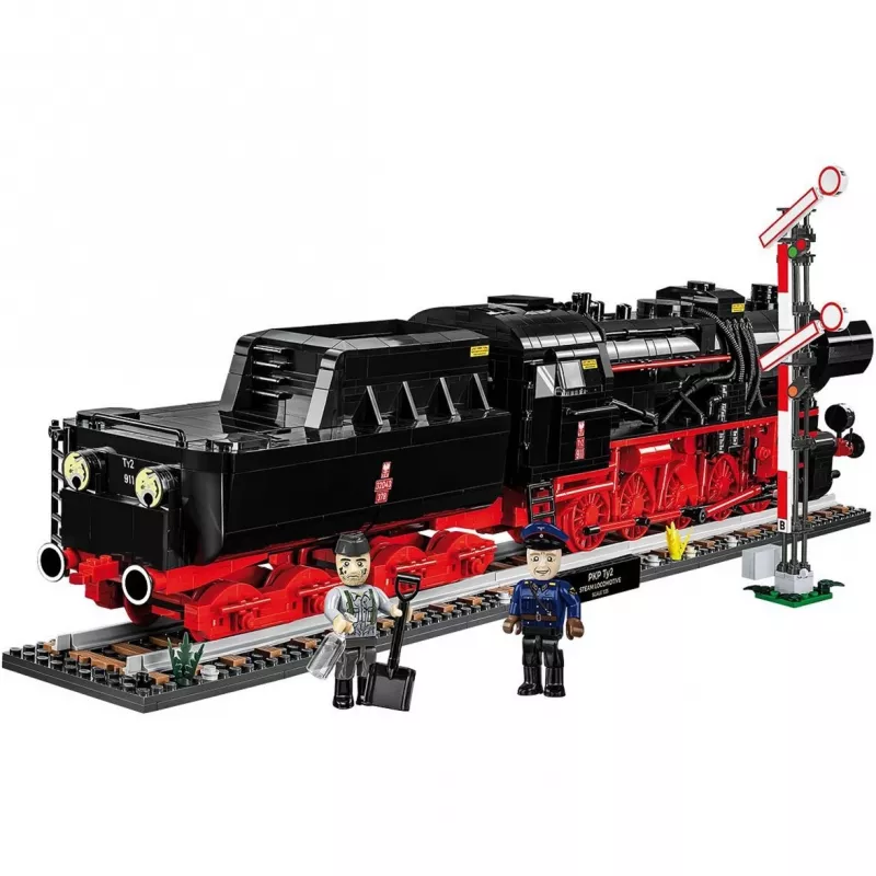 Zabawka konstrukcyjna Cobi DR BR 52 lokomotywa parowa skala 1:35 model do składania