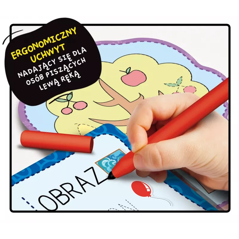 Zestaw edukacyjny Montessori Pióro Pisanie szkoła z 18 tabletami