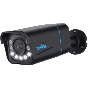 Kamera IP do monitoringu Reolink P430 Standard — obudowa tubularna, 8 MP (3840×2160), 5-krotny zoom optyczny, IP67, PoE/DC, microSD do 256 GB
