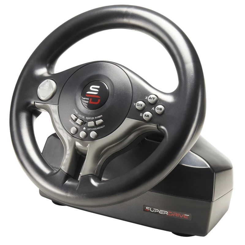 Kierownica + Pedały Subsonic SV200 Czarny Szary USB 180° obrotu