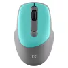 Mysz bezprzewodowa DEFENDER Silent Click C Mint 52294 — symetryczna, 1600 DPI, nano USB 2.4 GHz