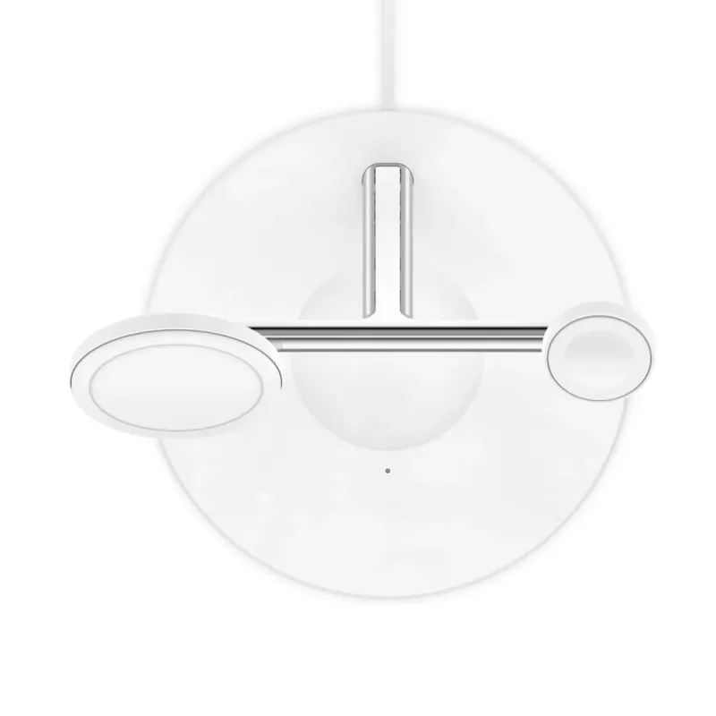 Belkin WIZ017vfWH Słuchawki Bezprzewodowe Szybkie Ładowanie Wewnętrzne AC Białe