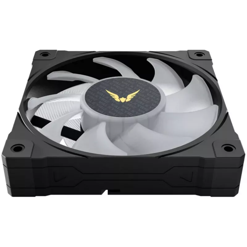 Wentylator obudowy Valkyrie VK-FANB12FB 120mm ARGB, 120×25 mm, kompatybilny z PWM