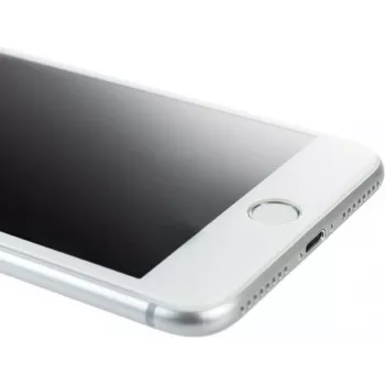 Tucano Szkło Hartowane 3D - Ochrona ekranu do telefonu - 3D - Szkło - Kolor ramki Biały - do Apple iPhone 7, 8