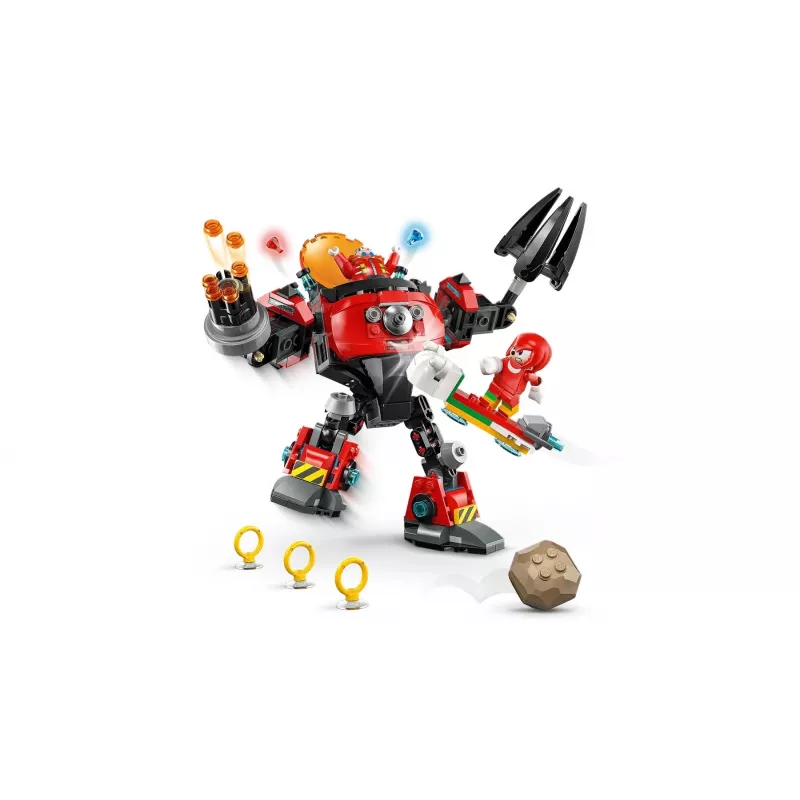 LEGO zestaw konstrukcyjny Sonic the Hedgehog 77005 Knuckles kontra Dr Eggman Egg Crusher Mech, 350 szt., wiek 8+