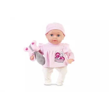 Lalka Artyk Natalia 33 cm z zabawką - lalka bobas Artyk 33 cm z akcesorium