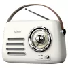 Radio przenośne SAVIO RS-02 — analogowy tuner FM, Bluetooth 5.3, zasilanie USB, 3 W, biały