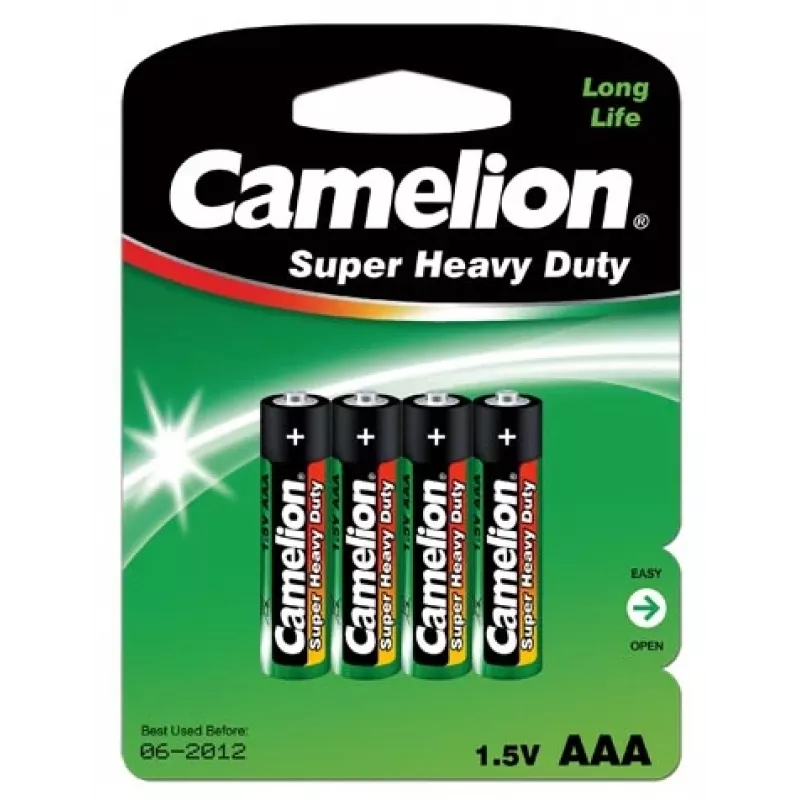 Bateria jednorazowa Camelion R03P-BP4G AAA cynkowo-węglowa