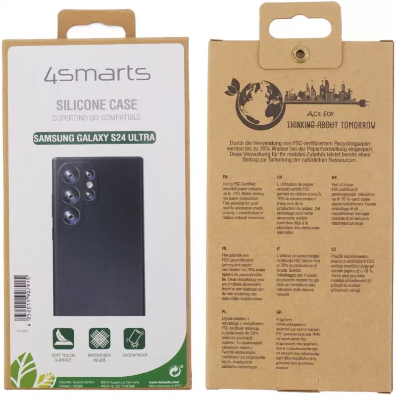 Cover 4smarts Galaxy S24 Ultra 17.3 cm 6.8 inch Czarny