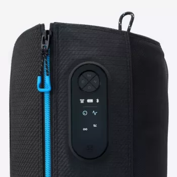 Masażer do nóg Therabody RecoveryAir Czarny — masaż uciskowy, 4 programy, Bluetooth, bateria 240 min