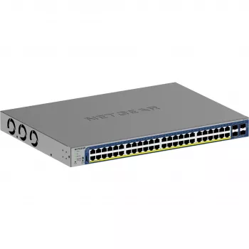 NETGEAR 52-portowy przełącznik inteligentny PoE Gigabit/10G z możliwością stackowania (GS752TXP)