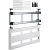 Hager UD23B1. Produktfarbe: Weiß. Breite: 750 mm, Tiefe: 125 mm, Höhe: 300 mm (UD23B1)