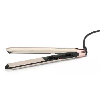 Prostownica BABYLISS ST914PE — płytki ceramiczno-tytanowe, 13 poziomów ciepła, 100–240V, Beżowy/Miedziany