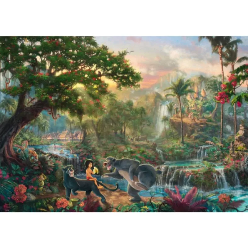Puzzle Schmidt Spiele 4059473 — 1000 elementów, kreskówki Księga dżungli, szerokość 693 mm